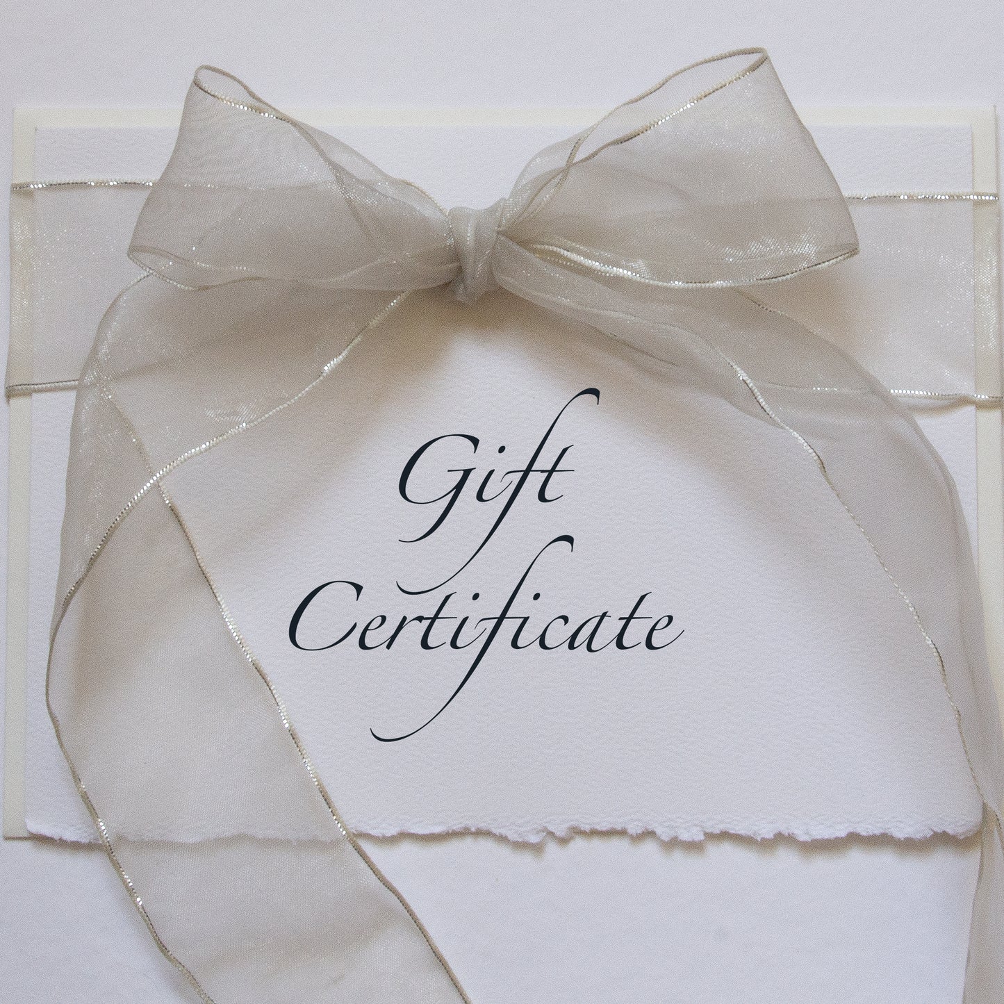 GIFT CERTIFICATE